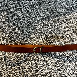 Women’s Brown leather belt, Sz XL